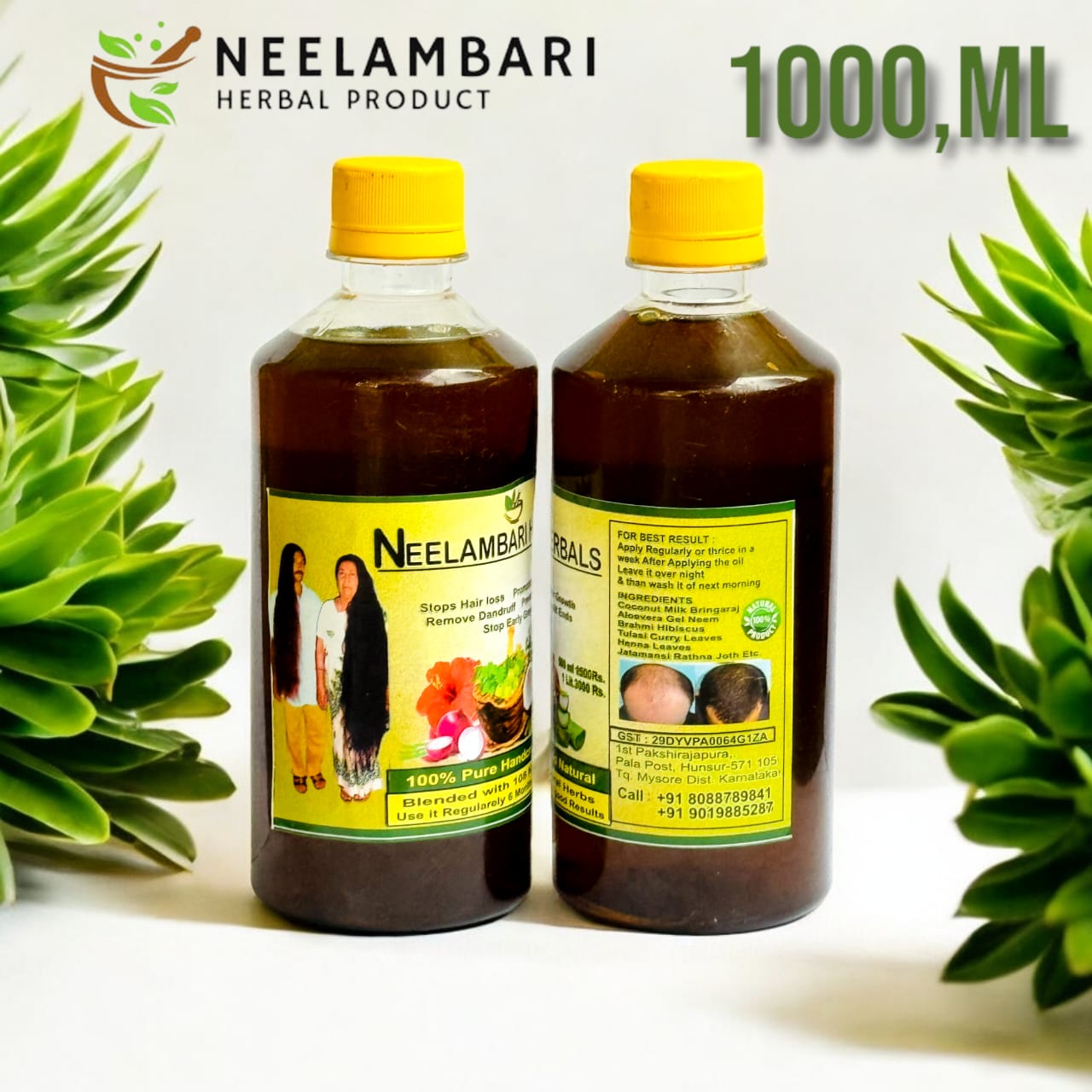 Adivasi Neelambari Herbal Hair Oil🌿